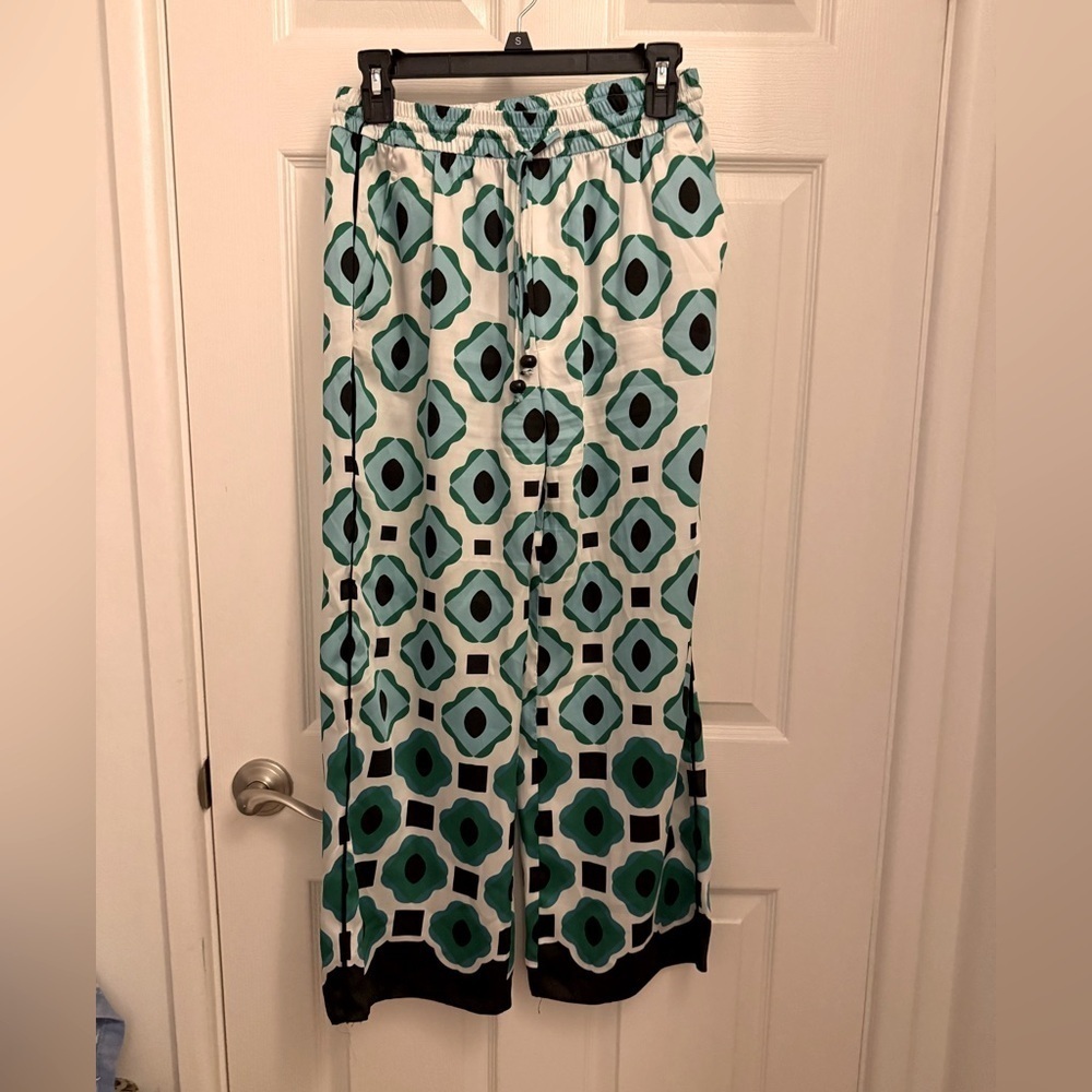 NWOT Zara Silky Pants White